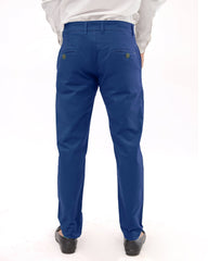 Sky Blue Cotton Pant - Garderobe Clothing USASKL - 002