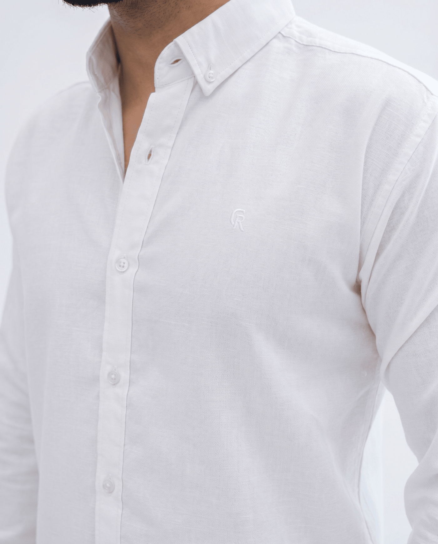 Built to hold its line — White Casual Shirt